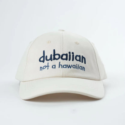 Dubaiian Not Hawaiian Cap – Pink & Beige