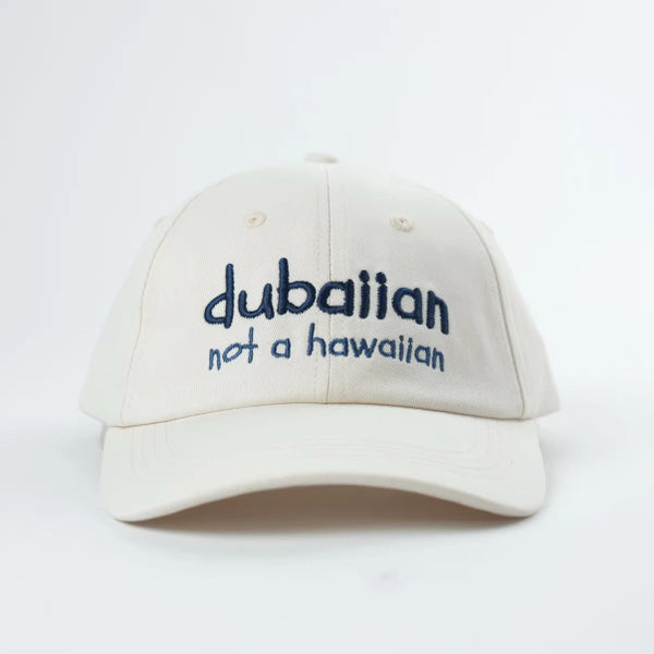 Dubaiian Not Hawaiian Cap – Pink & Beige